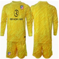 Fotbalové Dres Atletico Madrid Brankářské Dětské Alternativní 2024-25 Dlouhý Rukáv (+ trenýrky)
